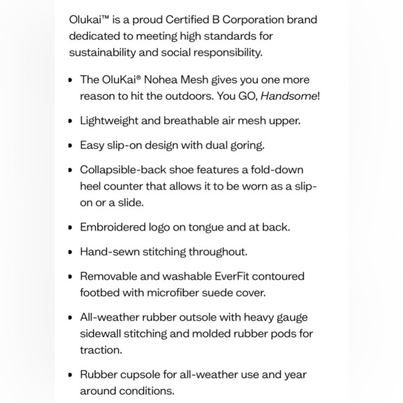 Olukai Nohea Mesh Slip On Shoes Loafers Sneakers Brown Men’s Size 8 - Picture 15 of 15